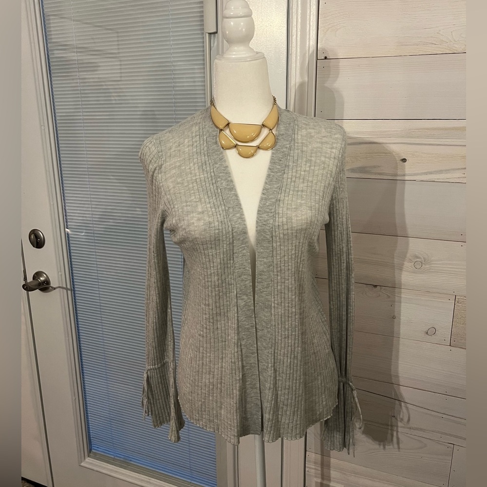 Lightweight grey cardigan